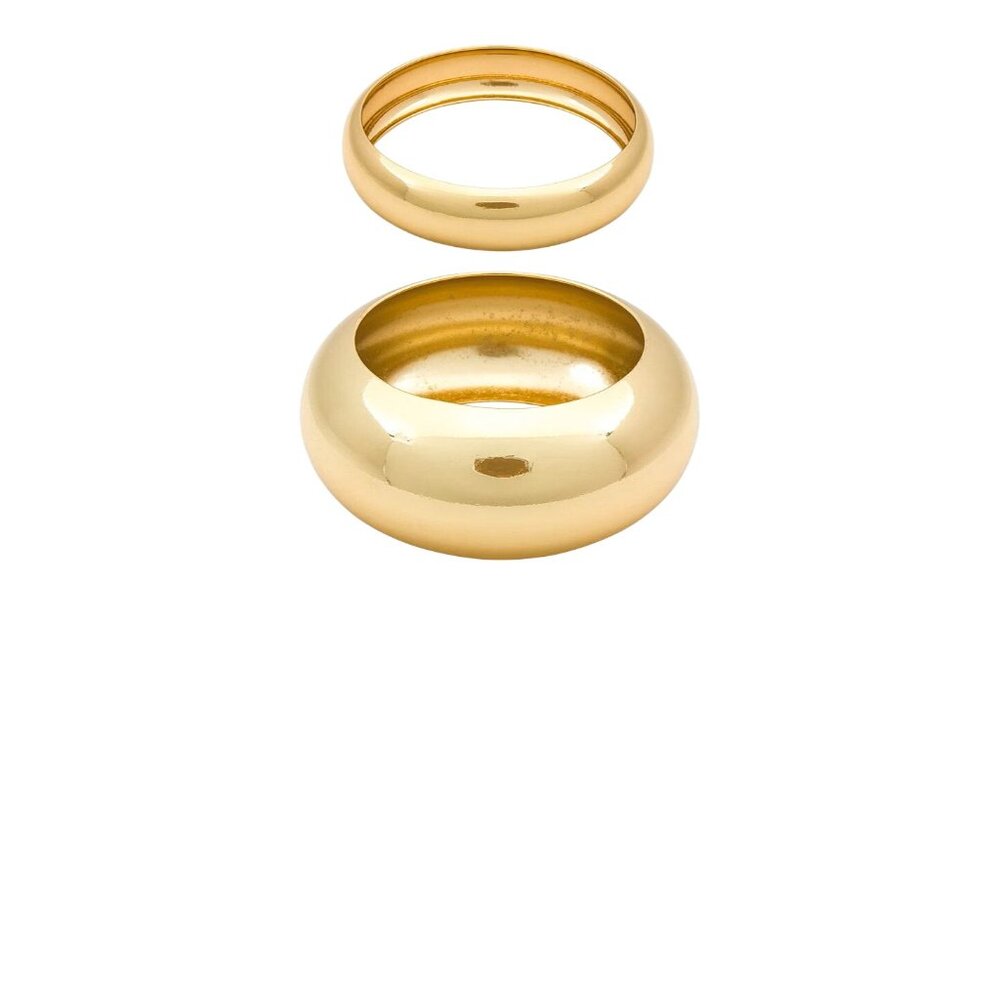 8 Other Reasons Bangle Bracelet Set in Gold One Size Womens jewelry